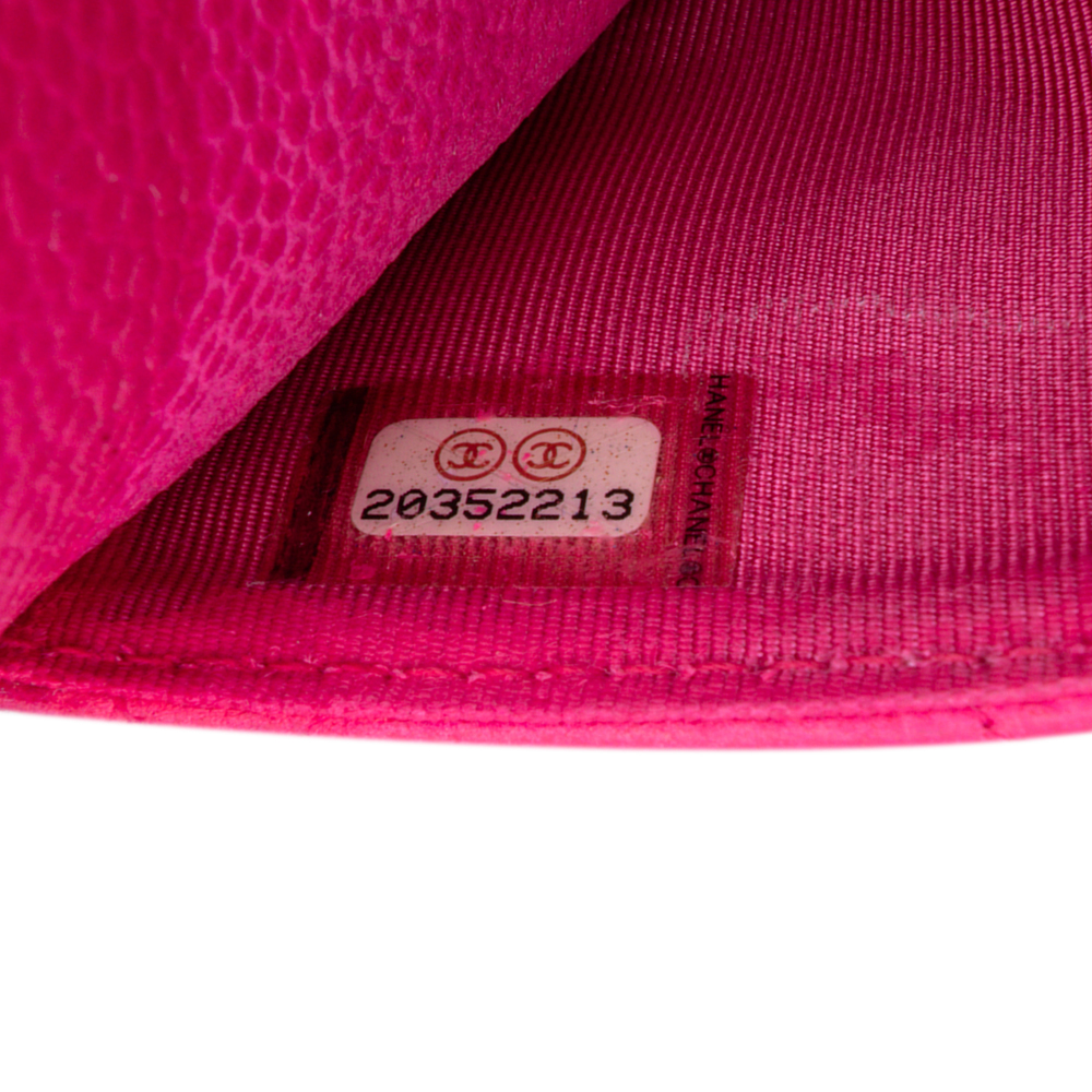 Pre-Loved Chanel Classic Caviar Wallet On Chain - Picture 6 of 11